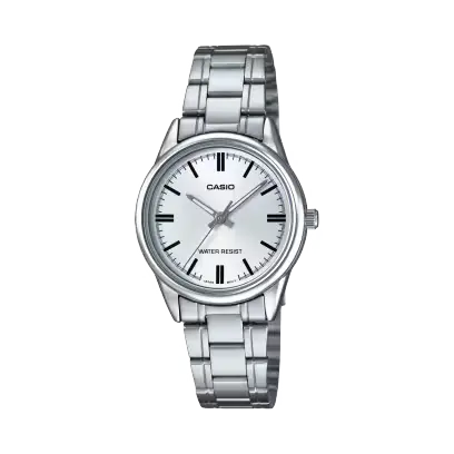 ساعت مچی زنانه کاسیو casio بند فلزی مدل ltp-v005d-7audf